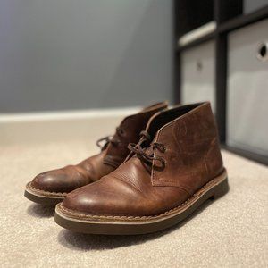 Clarks Men's Leather Desert Chukka Boots | Size 8